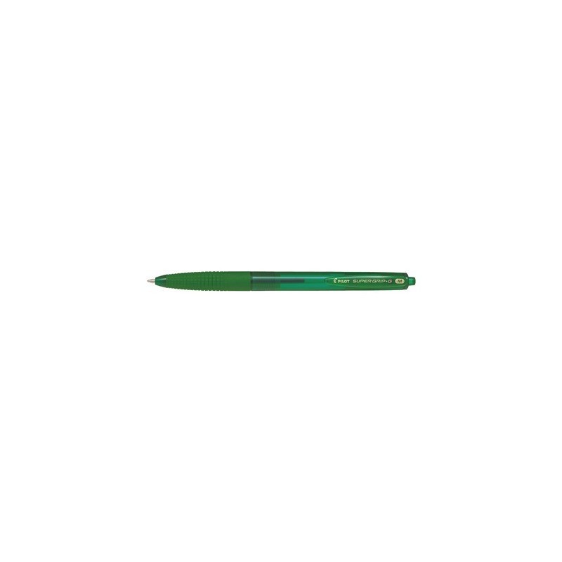 PILOT Penna Biro sfera a scatto SUPER GRIP G 1617 colore Verde 1,0mm, kit da 12pz 001617