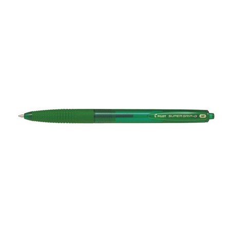 PILOT Penna Biro sfera a scatto SUPER GRIP G 1617 colore Verde 1,0mm, kit da 12pz 001617