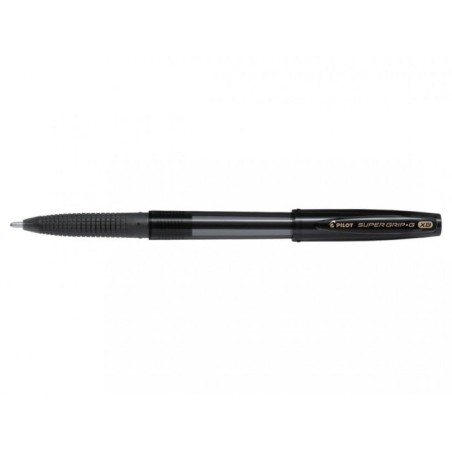 PILOT Penna Biro sfera con cappuccio SUPER GRIP G 1737 colore Nero 1,6mm, kit da 12pz 001737