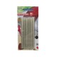 Lebez Stick Colla a Caldo Argento Ø 7 mm x 10 cm - Blister 12 Pezzi 80425