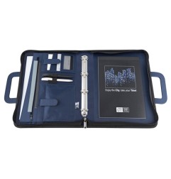 Cartella Portablocco Professional 36x28,5x6 cm Blu - City Time 4853-BL