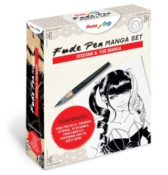 Pentel Set Manga Fude Pen Box 0022443