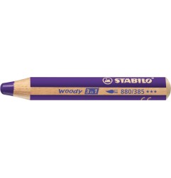 5 pz Matitone colorato Stabilo Woody 3in1 viola profondo 880/385