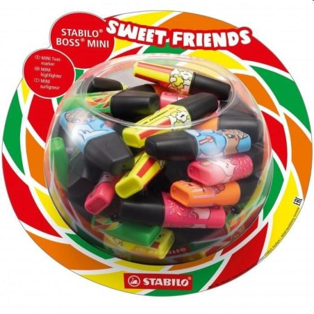 50 pz Evidenziatore Stabilo Boss Mini Sweet Friends 07/50-08