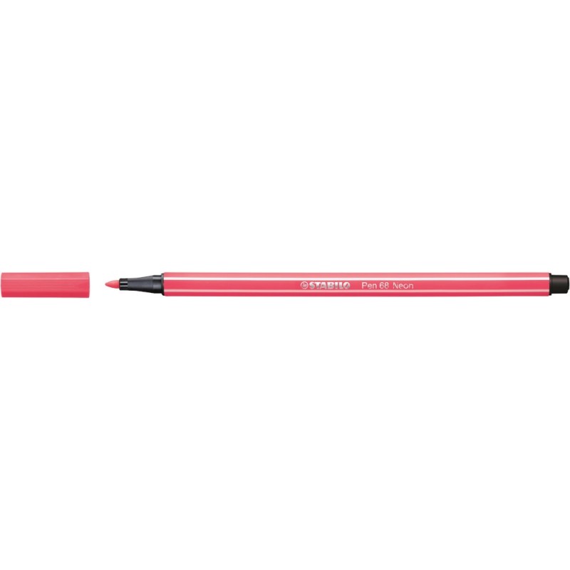 Pennarello Stabilo Pen 68/040 fluo rosso