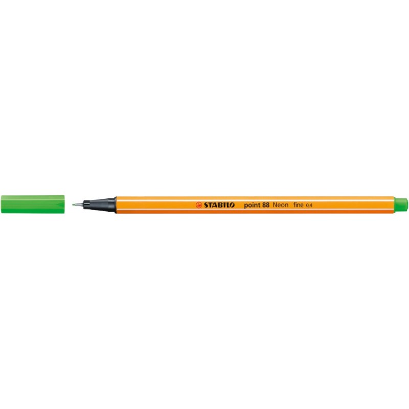 Penna Stabilo point 88/033 Fineliner verde neon