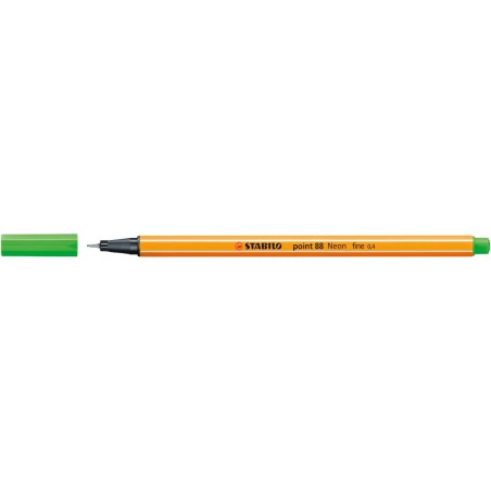 Penna Stabilo point 88/033 Fineliner verde neon