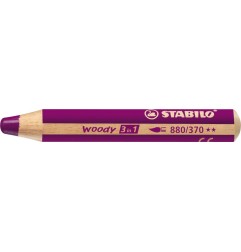 5 pz Matitone colorato Stabilo Woody 3in1 lilla 880/370