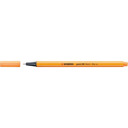 Penna Stabilo point 88/054 Fineliner arancio neon