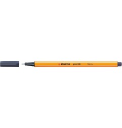 Penna Stabilo point 88/98 Fineliner grigio payne