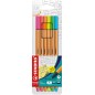 Astuccio 6 colori neon Penne Stabilo Point 88 88/6-1