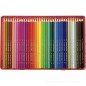 Faber-Castell ECO Set di 48 Matite Colorate Esagonali in Astuccio di Metallo 115888