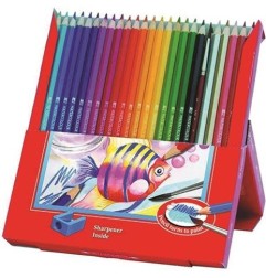 Faber-Castell Set di 48 Matite Colorate Acquerellabili con Pennello - 114448