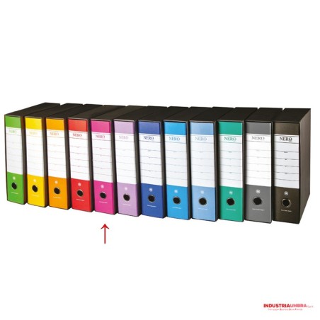 BREFIOCART Registratore d'archivio con custodia protocollo dorso 8 ciclamino 0201150.CL