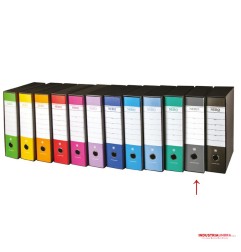 BREFIOCART Registratore d'archivio con custodia protocollo dorso 8 grigio 0201150.GR