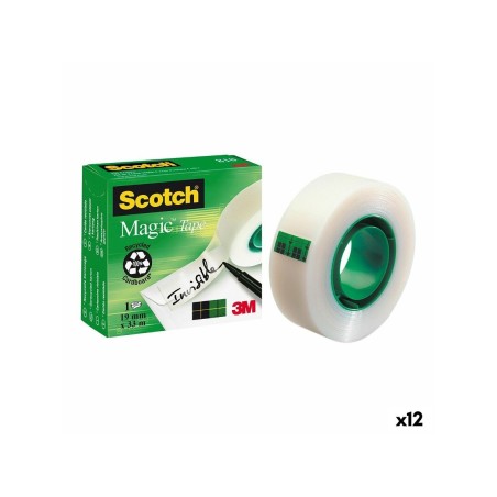 Scotch Magic Nastro Adesivo Trasparente 19 mm x 33 m 12 pz 7100024666