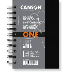 CANSON ART BOOK ONE SPIRAL 10,2X15,2 100gr. 80FG C400039210