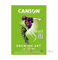 CANSON BLOCCO XSMART DRAWING ART A4 150gr. 40FG C32250P002