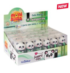 Moni Kids espositore da 24 Pz temperamatite 1 foro Cute Panda 12/053