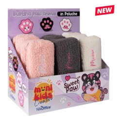 Bustina Pelouche Paw Animals espositore da 12 pz in 3 colori assortiti 32/226