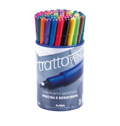 TRATTO PEN METAL 12 colori assortiti Barattolo 50pz FILA 8071