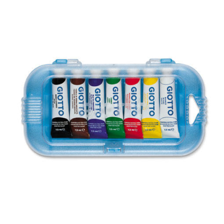 Giotto Colore a Tempera in Tubetto 7,5 mL 7 Pz assortiti 3015