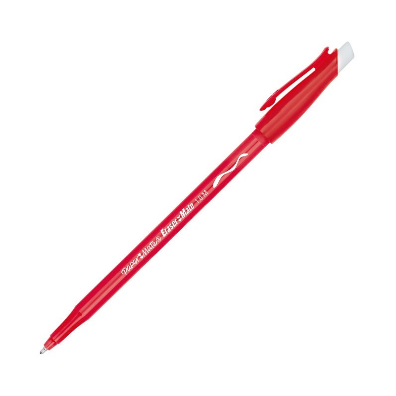 Paper Mate Penna Biro a Sfera Replay Cancellabile Rossa 1 mm