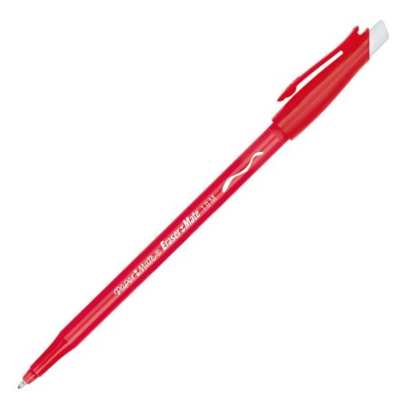 Paper Mate Penna Biro a Sfera Replay Cancellabile Rossa 1 mm