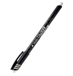 Tratto Cancellik Penna Biro Cancellabile Nera con Cappuccio Punta 1 mm 826103