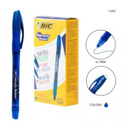 BIC Gelocity Illusion 12 Penne Biro Cancellabili Blu 943440