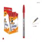 BIC Cristal Large Penna a Sfera Rossa 1,6 mm Confezione da 50 951625