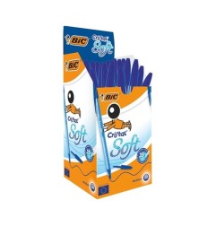 BIC Cristal Soft Penna a Sfera Blu 1,2 mm Confezione da 50 951434