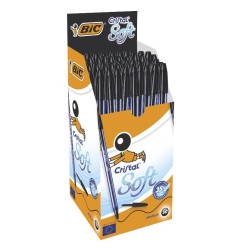 BIC Cristal Soft Penna a Sfera Nera 1,2 mm Confezione da 50 951433