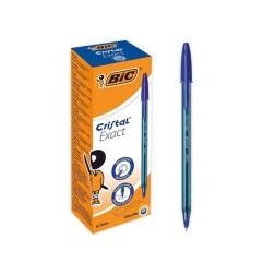 BIC Cristal Exact Ultra Fine Penna a Sfera Blu 0,7 mm Confezione da 20 992605