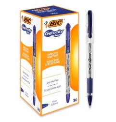 BIC Gelocity Stic Penna Gel Blu 0,5 mm Confezione da 30 1010265