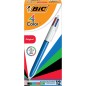 BIC 4-Color Original Penna a Sfera Retrattile 4 colori Confezione da 12