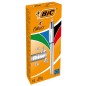 BIC 4 Colours Shine Silver Penna a Sfera Retrattile Confezione da 12 919380