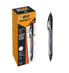 BIC Gel-ocity Quick Dry Penna Gel Nera a Scatto Confezione da 12 949873