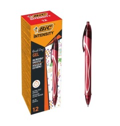 BIC Gel-ocity Quick Dry Penna Gel Rossa a Scatto Confezione da 12  949874