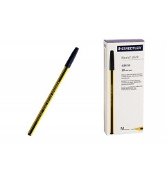 STAEDTLER Noris Stick 434 M Penna a Sfera Nera 1.0 mm Confezione da 20