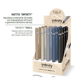 MATITA INFINITA -20pz SOFT TOUCH C/GOMMA LEBEZ 81517