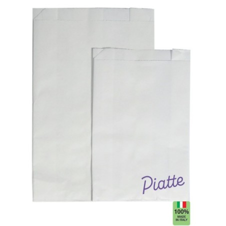 SACCHETTO PIATTO CARTA BIANCA 14X22 -100pz. 59SKB1422