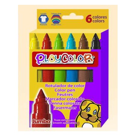 PLAYCOLOR PENNARELLI JUMBO BASIC (6 COL) 20.281