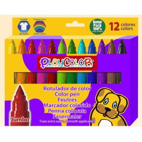 PLAYCOLOR PENNARELLI JUMBO BASIC (12 COL) 21.291