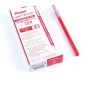 PENTEL ROLLER GEL HYBRID MATTEHOP K110-VBX ROSSO -12pz