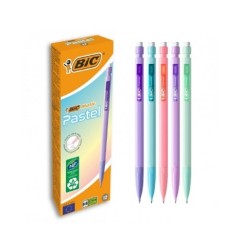 12 pezzi Portamine 07MM Bic Matic Pastel colori assortiti