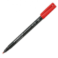 STAEDTLER Penna Marcatore Indelebile Lumocolor 317-2 Rosso Punta Media 1,0 mm