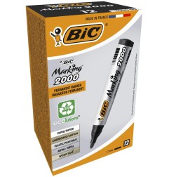 BIC Marking 2000 Marcatore Permanente Punta Tonda Nero Tratto 1,7 mm 12 pz 8209153