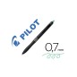 PILOT Penna Biro a sfera cancellabile FRIXION BALL+ colore verde 0,7mm, 12pz scatto fusto nero 040342