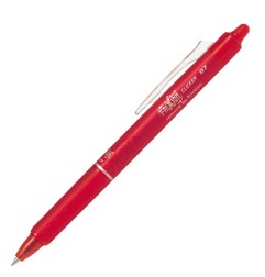 PILOT Penna Biro a sfera cancellabile FRIXION CLICKER 6792 colore Rosso 0,7mm, 12 pz 006792
